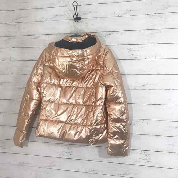 Andrew Marc Metallic Puffer Copper Jacket - Small - Picture 6 of 7